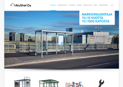 Alushel Oy website